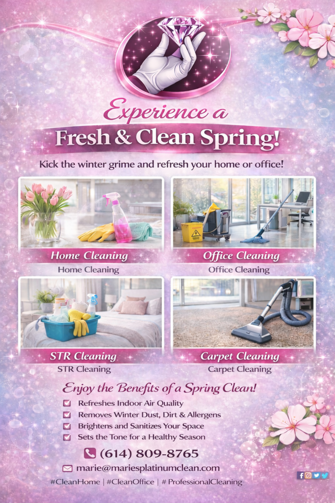 Experiience a Fresh & Clean Spring with Maries Platinum Clean